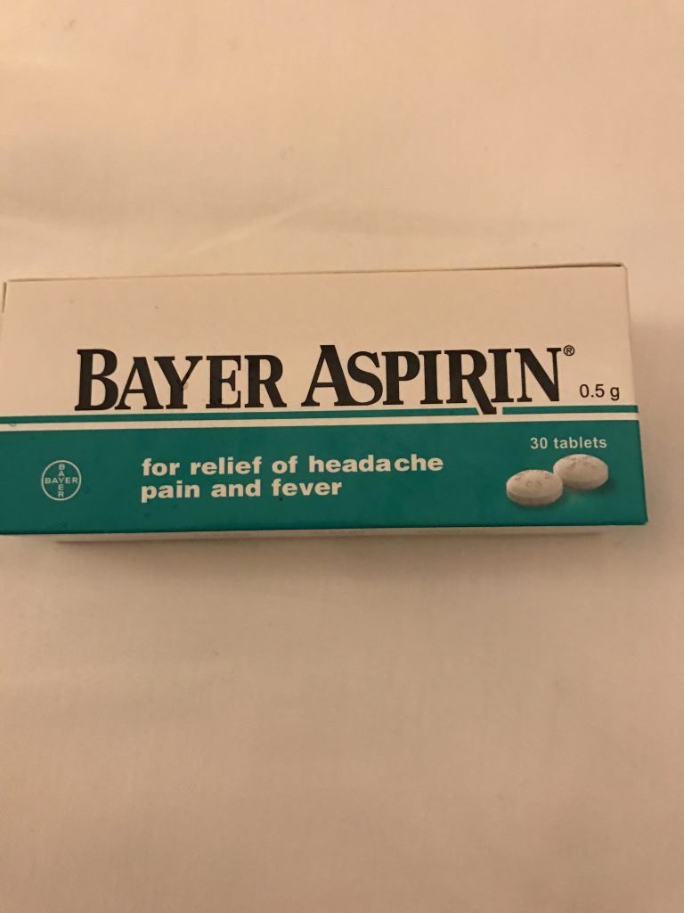 シンガポールの薬局でアスピリンを購入