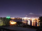 田子の浦からの夜景with富士山&田子の浦港